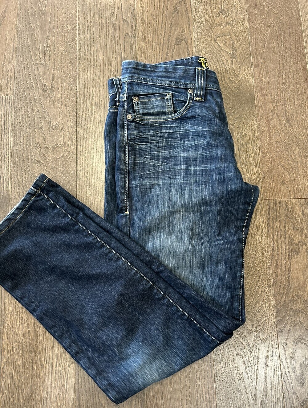 Fidelity Denim Men?s Slim Jim Calvary Jeans Size 33 Made in USA